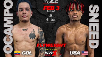 Hair Ocampo vs Jackson Sneed RIZE